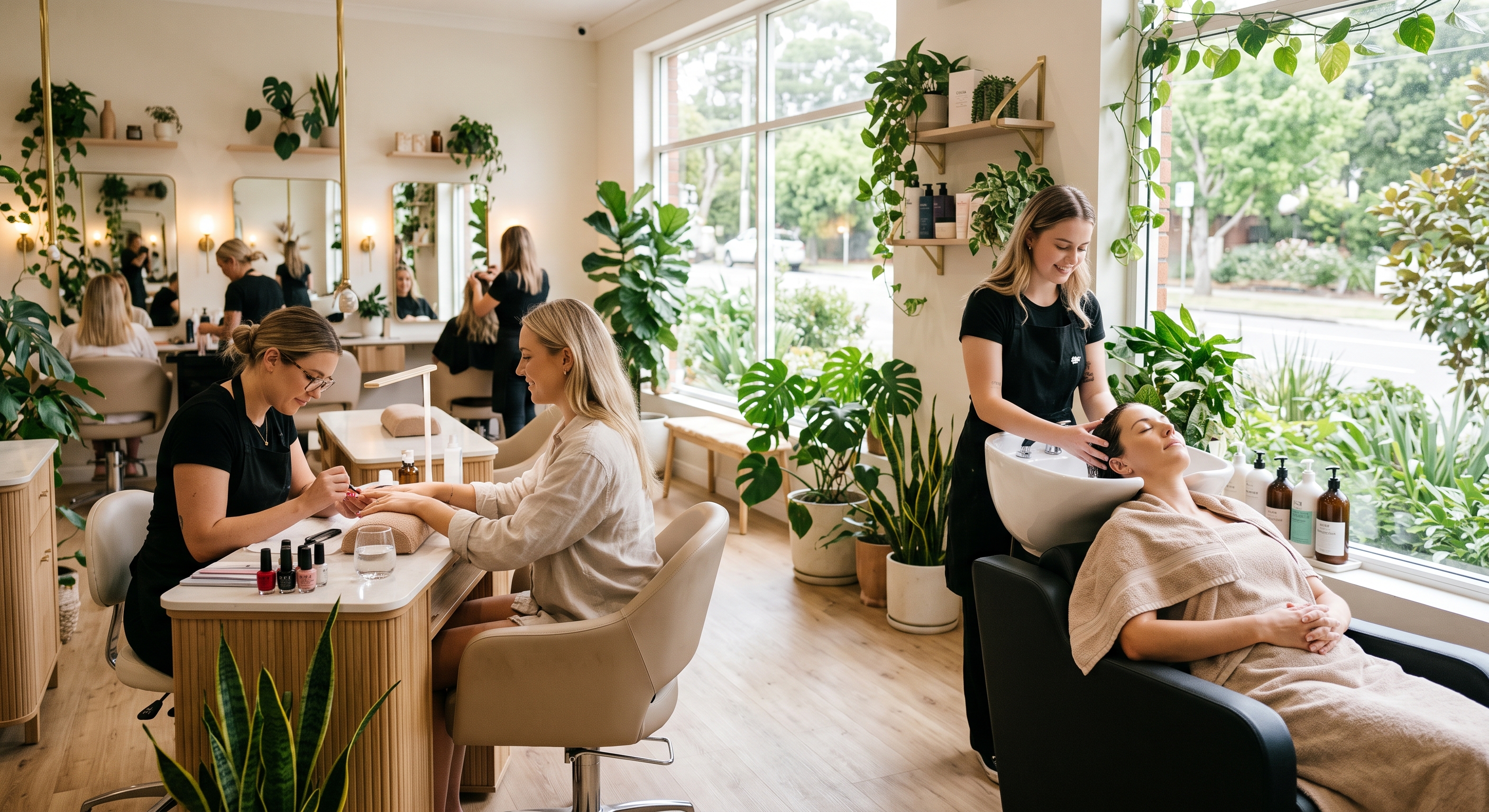 Nails and hair wash